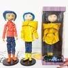 Exquisite 6" Bendy Coraline Pvc Action Figure Model Doll With Red Stripe For Collectors