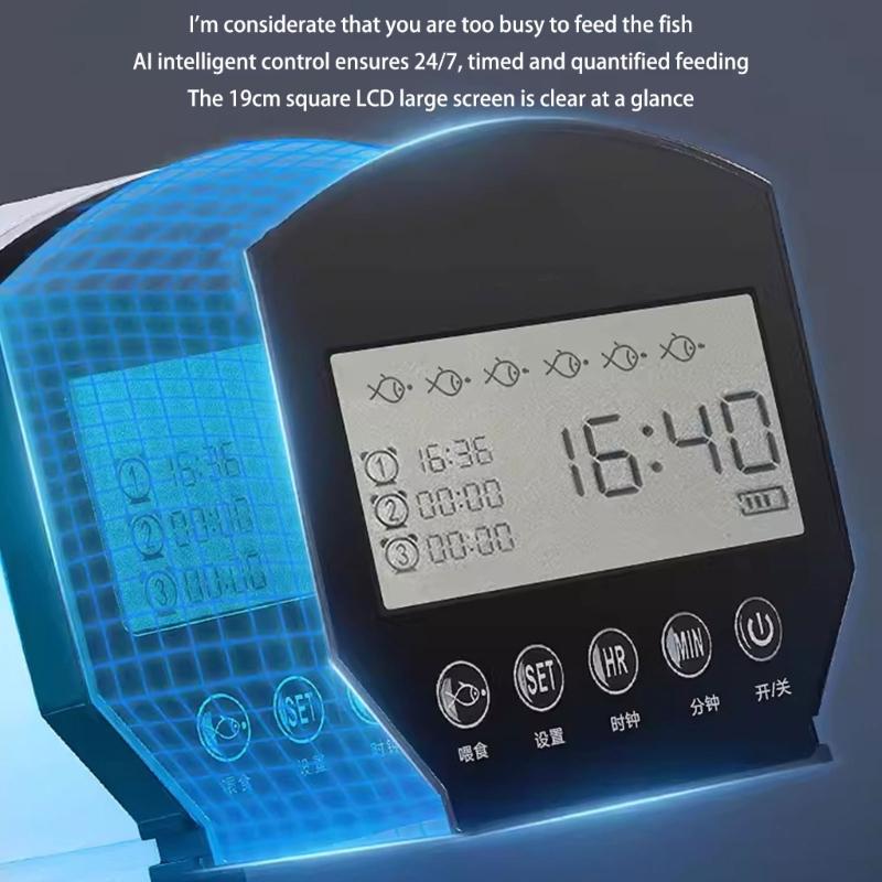 Automatic Fish Feeders for Aquariums 6 Feeding Schedules Large Capacity Feeders for Busy Owners Fish Care