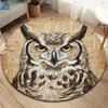 Stickerbird Round Area Rug,Carpet Rug for Living Room Bedroom Sofa Playroom Decor,Non slip Floor Mat