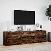 Vidaxl Szafka Pod Tv Z Led, Przydymiony Dąb, 180X34X50 Cm
