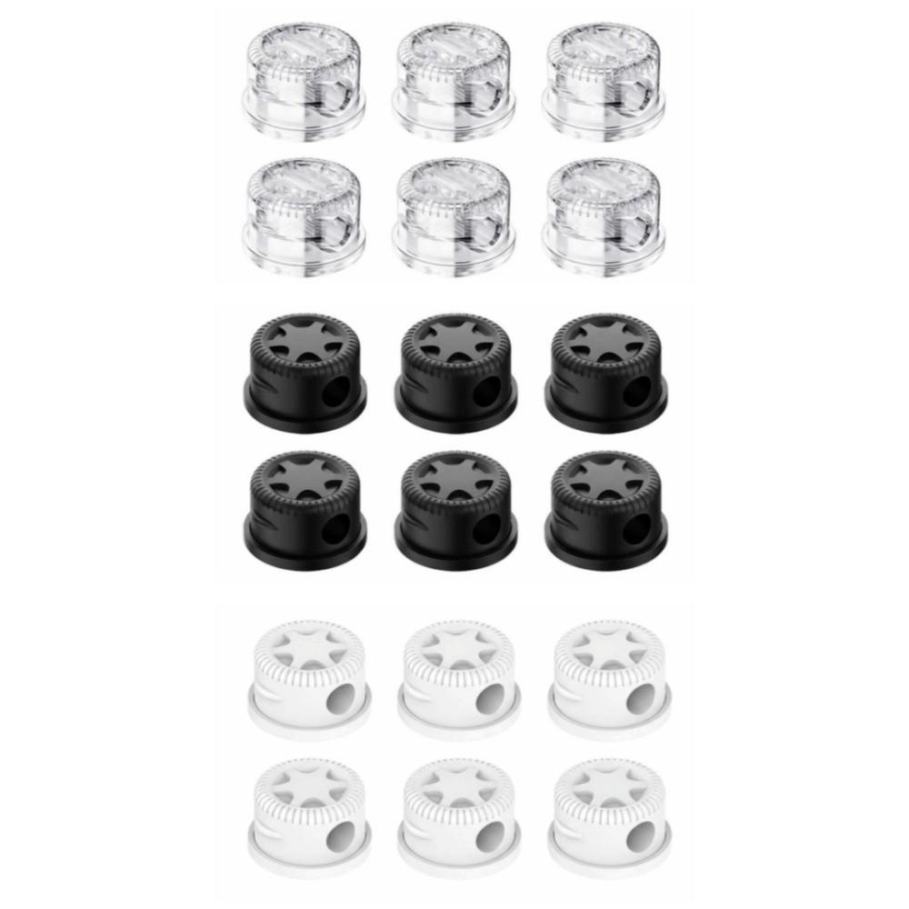 6pcs/9pcs Adjustable Desktop Cable Organizer Adhesive Cord Cable Organizer  Wire Organization