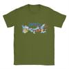 Novelty Frutiger Aero World Design TShirt Men Crew Neck Pure Cotton T Shirts  Short Sleeve Tees Original Tops