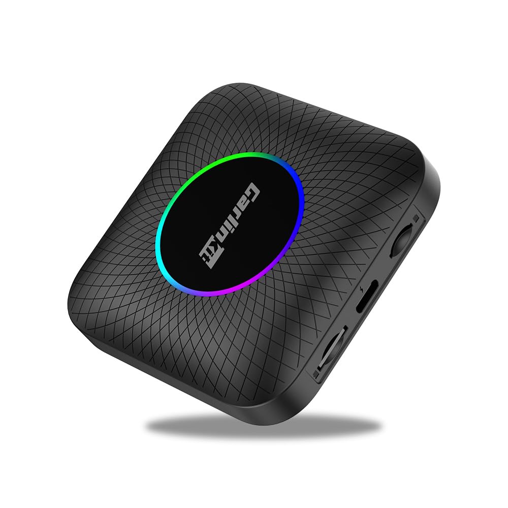 

CarlinKit Tbox Ambient Система Android з Бездротовим Авто Бездротовою Відеокартою Сумісна з Автомобілями з Дротовим CarPlay 8+128GB 13.0 CarPlay/Android чорний
