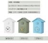 HUILISM Cuckoo Clock, Wall Clock, Table Clock, Analog, Living Room, Cute, Nordic Style, Cuckoo Clock, Wall Clock, Cuckoo Clock, Musical Clock (White)