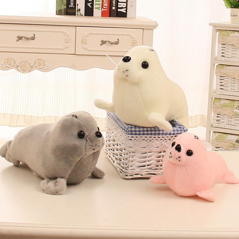 25CM Cute Baby Seal Plush Toy Small And Delicate Kawaii Super Soft Aquarium Souvenir Animal Children's Birthday Christmas Gift