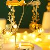 1pc Metal Hot Rotating Candle Holder Christmas Rotating Candle Holder Dinner Party Wedding Party Candle Holder Decoration Gift