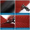 Zhanshi Red Tire Pattern Non-Slip Entrance Mat