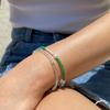 leeENoir [2SET] Green Pearl Bracelet