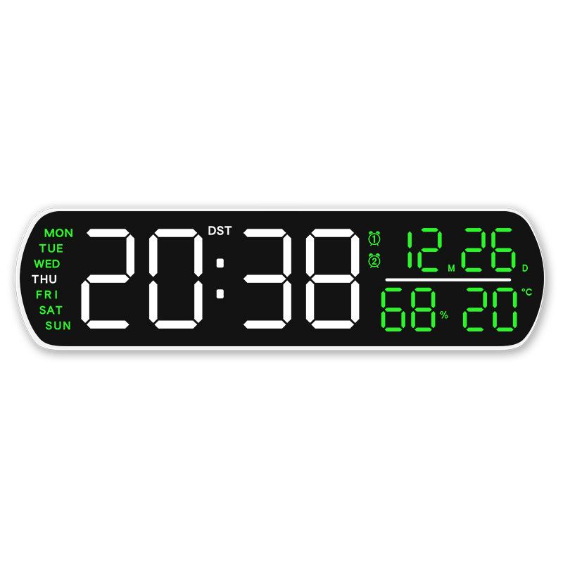 

Новый многофункциональный будильник Светодиодные часы Многофункциональные электронные часы Простые настольные цифровые часы Часы