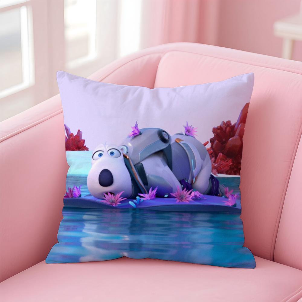 Cute B-Backkom Cushion Cover Home & Car Multi-Scene Pillow Cover - Reversible, Soft & Durable for Daily Use
