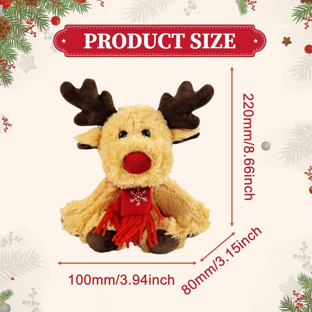 Reindeer Stuffed Animal Toy Hugging Adorable Collectible Kids Toys Party Favors Doll Home Decor