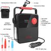 Compresor de aer pentru pneuri, DC 12V portabil pentru mașină, pompă digitală pentru anvelope cu mâner portabil și lumină LED pentru anvelope auto și alte bărci gonflabile