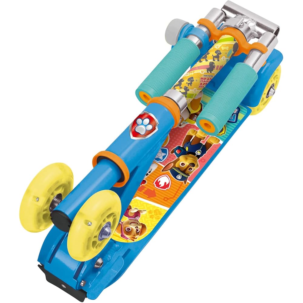 Maruka Easy Skater Paw Patrol Toy Sports 4-Wheel Folding Scooter for Ages 3 To 6 Years