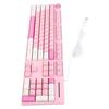 104 Keys Wired Keyboard 3 Colors Cute Gaming Keyboard USB Interface Business Keyboard for Win XP 7 8 10 11 for OS X