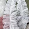White Polka-dot Center Pleated Stretch Lace DIY Girls Clothing Skirt Cuff Neckline Hat Fluffy Trim Car Pillow Sewing Material