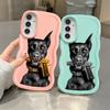 Trendy Doberman Soft Phone Cover Case for Samsung Galaxy A11 A13 A14 A52 A12 A16 A15 A21s A22 A05 A03 A23 A06 A04 A53 A33