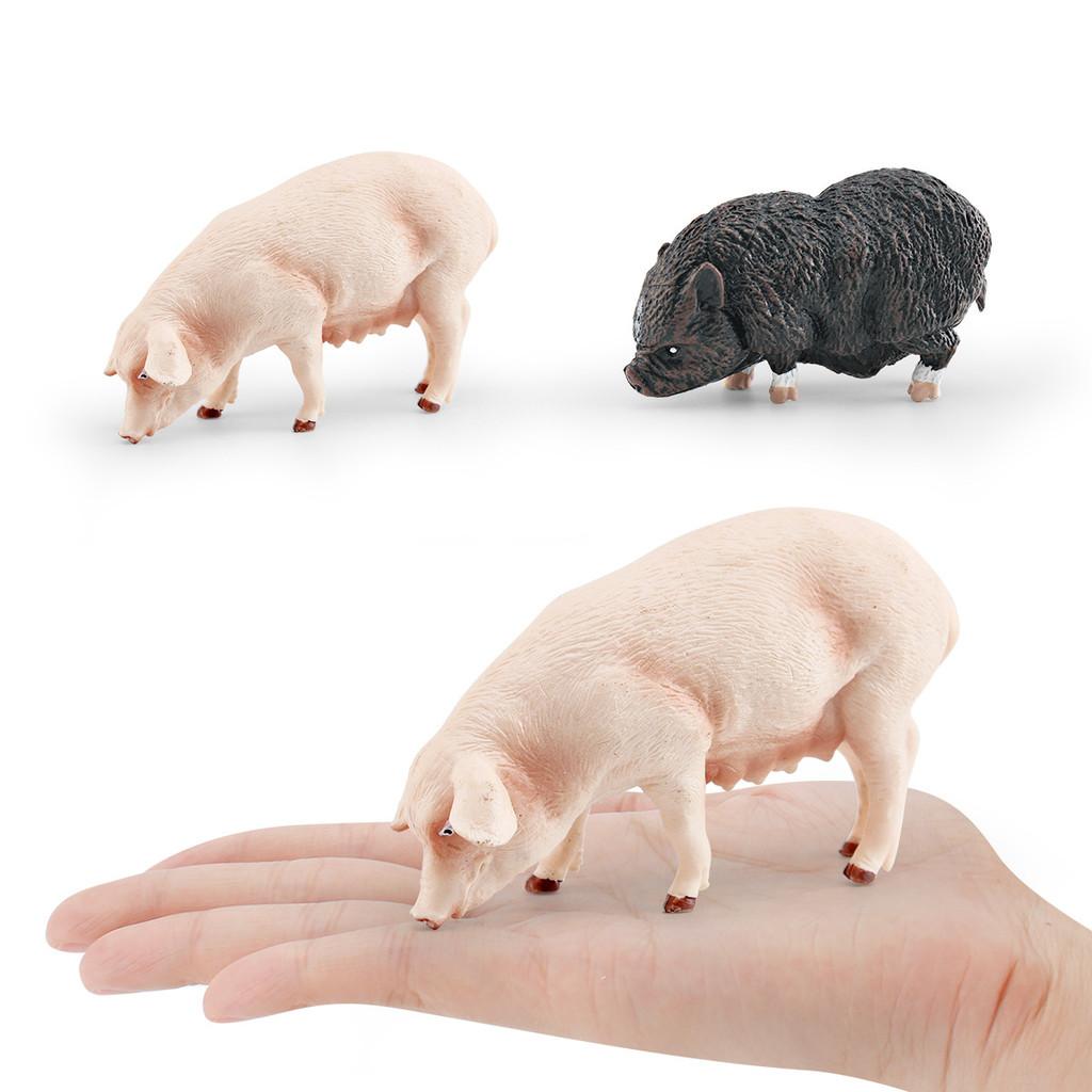 Bauernhoftier PVC Schwein Spielzeugmodell für Kinder zum Lernen und zur Darstellung von Bauernhofszenen