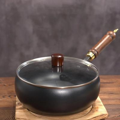 Forjare Manuală Tigaie NON-STICK de Uz Casnic Wok pentru Sotat/Tocană Fund Plat Tigaie Mică Bucătărie Aragaz pe Gaz Tigaie Universală Ustensile de Gătit