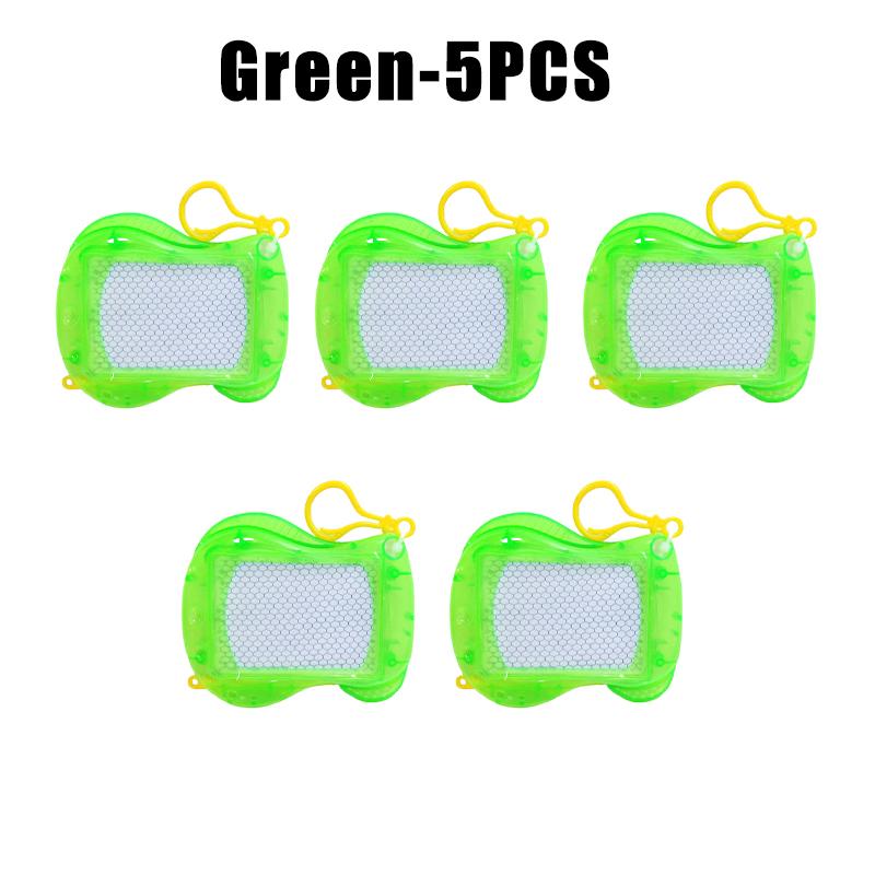 Kids Magnetic Doodle Board Keychain Portable LCD Writing Tablet Mini Drawing Pad Travel Toy Educational Erasable Gift