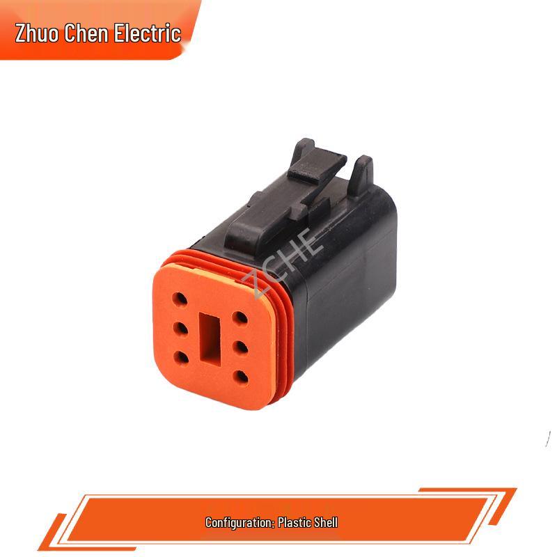 6-Pin Male-Female Connector Plug & Receptacle (DT04-6P-E004 / DT06-6S-E004)