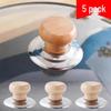 Universal High-Temperature Resistant Solid Wood Pot Lid Handle Knob - Anti-Scald Top Accessory