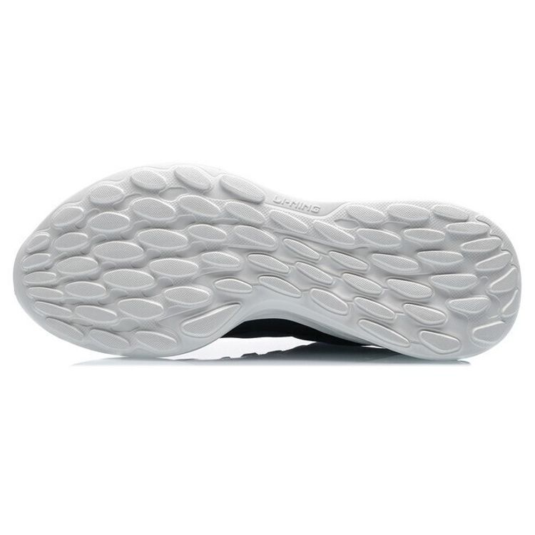 Li-Ning Soft Element Shock Absorbing Non-Slip Durable Low-Top Sports Casual Shoes Men sneakers Black Blue ARHR077-3