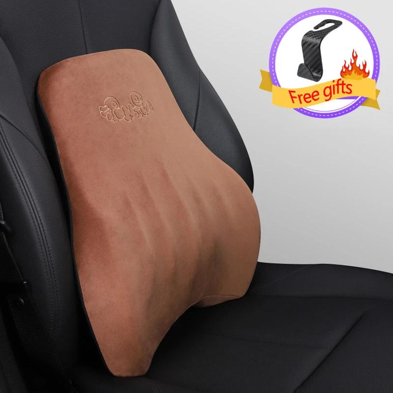 Car Driver Pillow Memory Foam Car Lumbar Support Cushion Car Seat Neck Cartoon Pillow Seat Supports  Lumbar Support Pillow