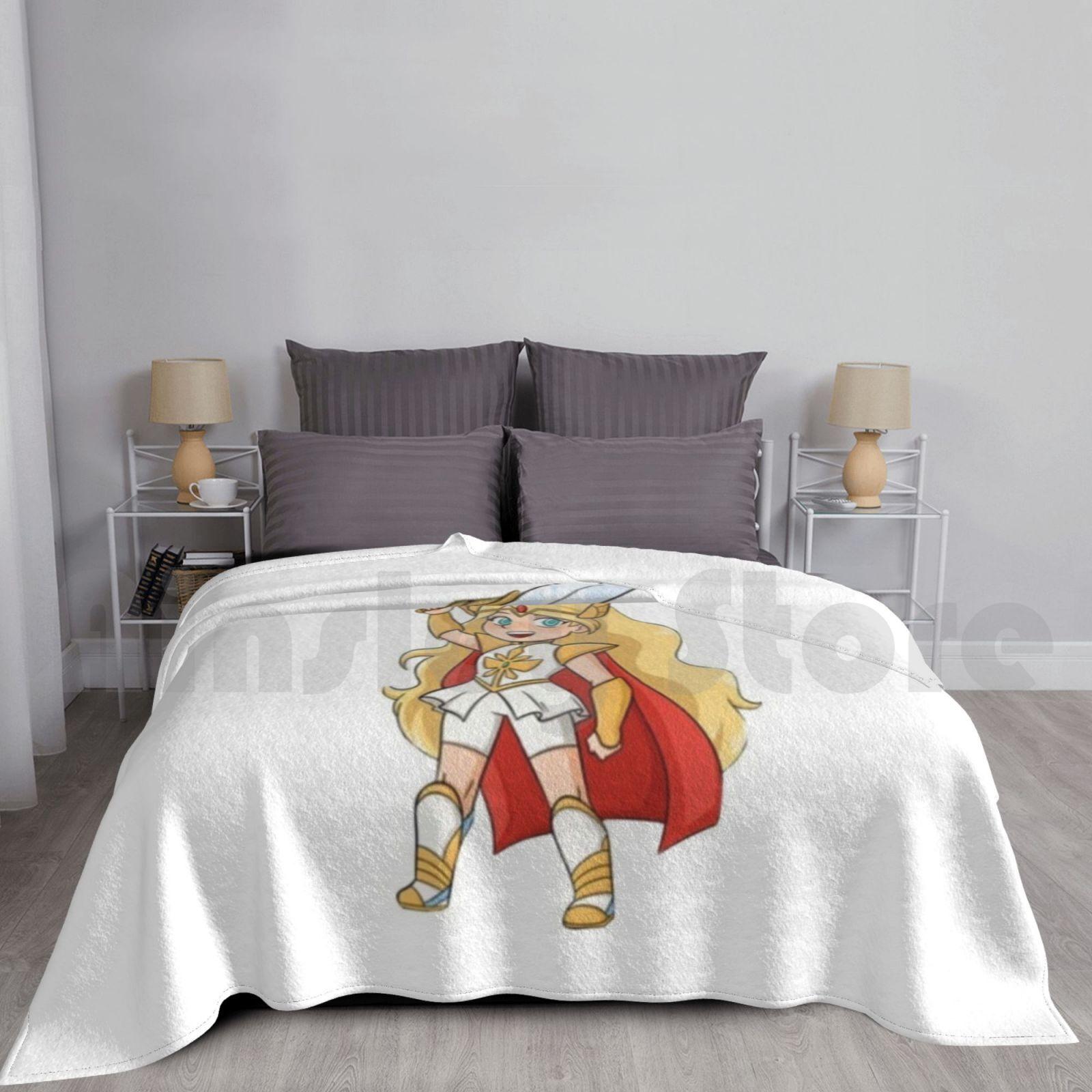 She-Ra Blanket Fashion Custom She Ra Catra Adora Spop Catradora Shera Princess She Ra Princess Of Power She Size: 75*100cm, Weight: 230 GSM