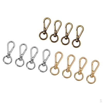 12Pcs Key Chain Hook Clasps Swivel Clips Snap Lobster Clasp