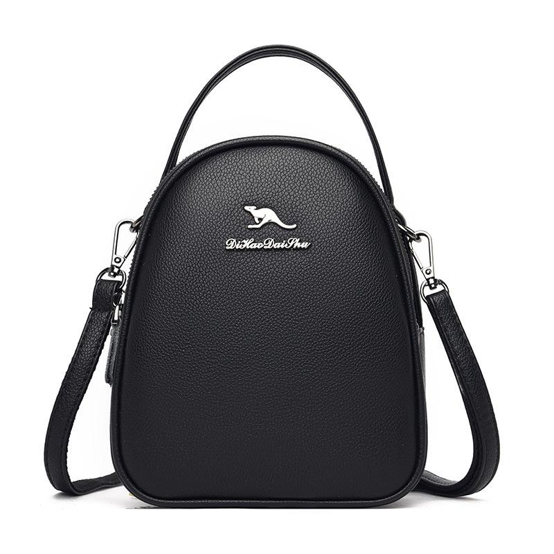 

Self-produced and self-sold women s bags 2025 summer retro mobile phone bags fashionable versatile shoulder messenger bags change bags small bags чёрный