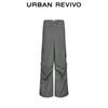 UR Women's Fall 2025 Casual Workwear Pleated Wide-Leg Pants