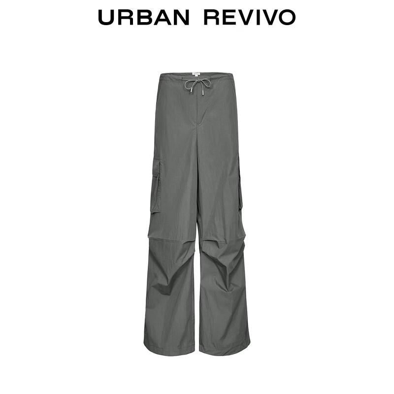 UR Women's Fall 2025 Casual Workwear Pleated Wide-Leg Pants