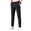 Ice Silk Men's Summer Thin Elastic Business Casual Korean Style Straight-Leg Breathable Sports Pants