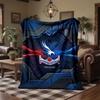 Crystal Palace Football Print Flannel Blanket Soft Warm Sofa Bed Throw Blanket For Home Office Bedroom