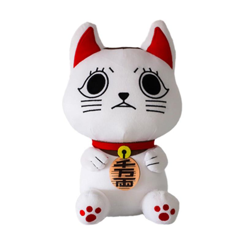 

Плюшевая игрушка аниме-кошка Dandadan Lucky Cat - кукла-талисман Kawaii, праздничный подарок для фанатов, милая мягкая игрушка с очаровательным декором, мягкая коллекционная кошка, приносящая удачу 1