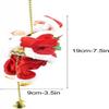Electric Chimney Climbing Santa Musical Toy, 2023 New Climbing Santa, Hanging Santa Climbing Rope Ladder, Electric Chimney Climbing Santa