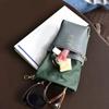 1PC Double Layer Glasses Case Soft Leather Zipper Sunglasses Pouch Waterproof Drawstring Eyeglasses Storage Bag Eyewear Case