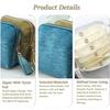 5-Layer Jewelry Storage Bag, Velvet Jewelry Pouch Bags for Watch Bracelet Rings Earring Crystal, Portable Travel Jewelry Case
