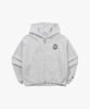 Blooming Balloon Hooded Jacket Women'S Melange Grey