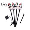Decorative Stakes for Flowerbeds Christmas Solar Stake Lights, Santa Snowman Tree Figurine Lawn Easy Install Pathway Decor Waterproof Warm LED Lights