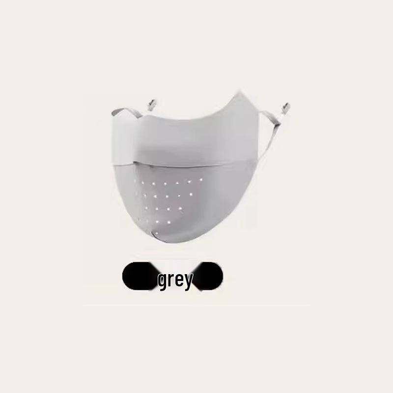 Dámská vysoce kvalitní 3D maska proti slunci z ledového hedvábí s UV ochranou