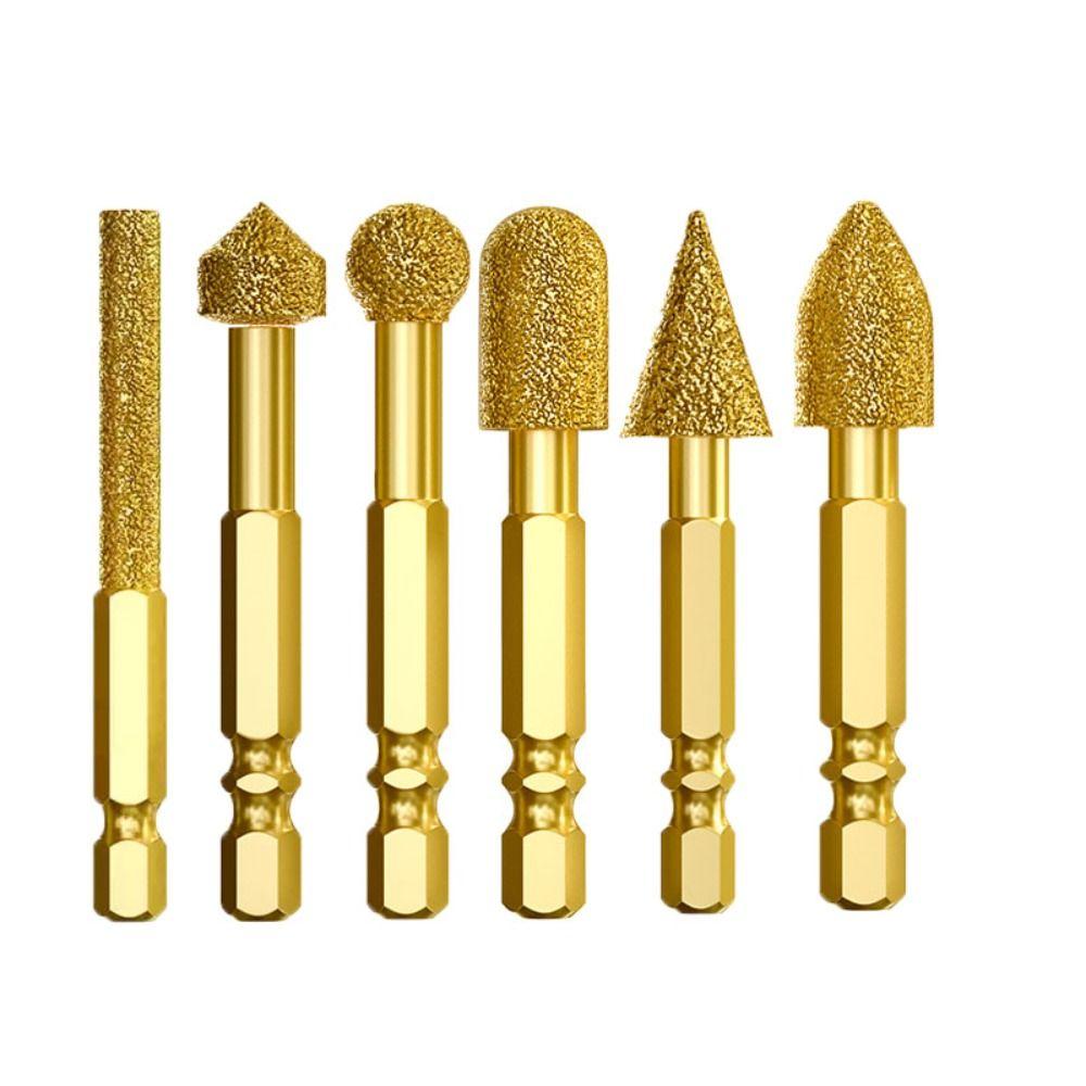 Efficient Abrasive Tool Adamas Coated Rotary Burrs Coated Grinding Burr  Glass Stone Carving