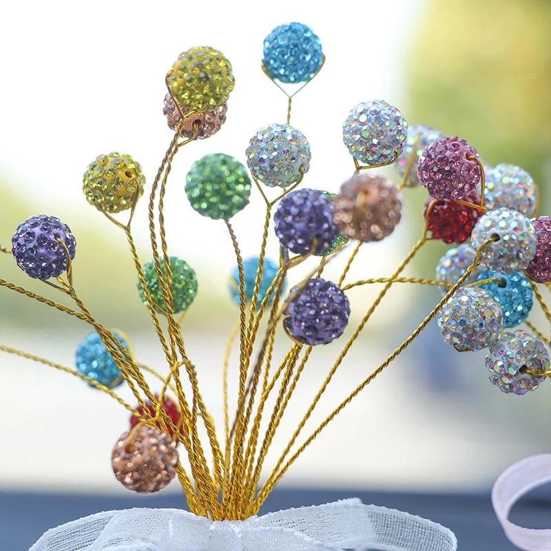1PC Car ornament with diamond car decoration ornament with diamond full star car ornament car interior trinkets
