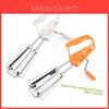 Stainless Steel Handheld Manual Egg Beater With Splash Guard For Home Baking And Cooking