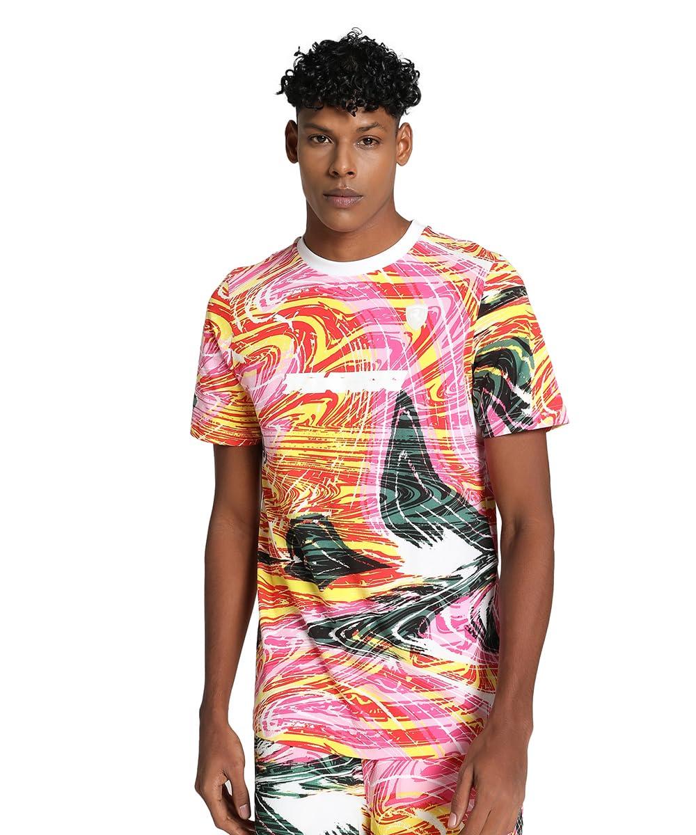 

Автоспорт Мотоспорт Автогонки FERRARI RACE CREW 623789 24-й цвет Скорость [PUMA] Футболка Мужская Весна/Лето Желтый/AOP(07)