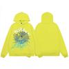 Mens Spider Web Graphic Hoodie High Street Loose Fit Long Sleeve Pullover Teens