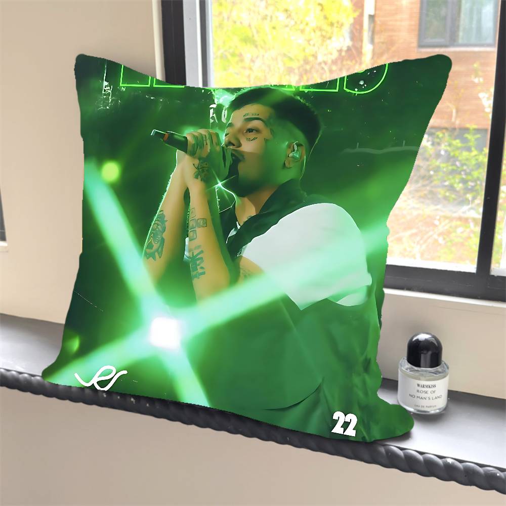1PC Rapper D-Duki Pillow Case Square  Bedroom Sofa Leisure Comfort Cushion Car Home Decoration