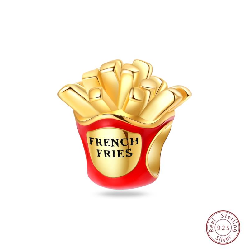 

Copper Beaded Pendant Donut Dessert Cake Original 3Mm Bracelet Women Fine Jewelry