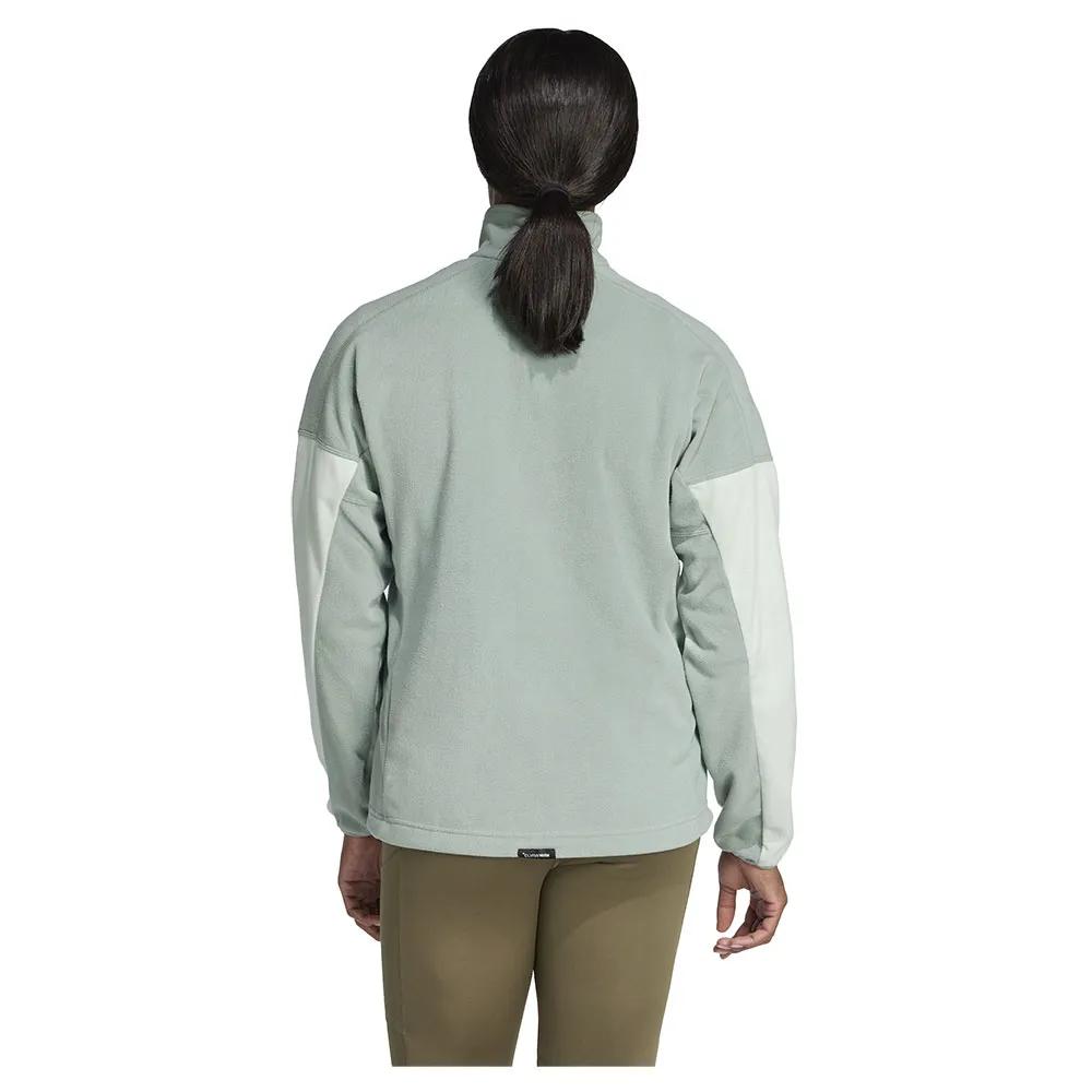 Adidas Fleece Jacket with Half-zip Terrex Multi Climawarm