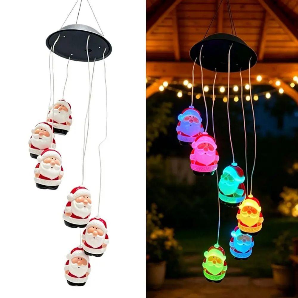 Oval Wind Chime Light Star Solar Decorative Lamp Hanging Solar Lamp For Decorating Your Home